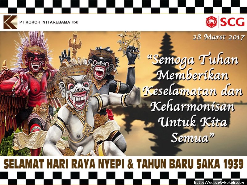 Selamat Hari Raya Nyepi & Tahun Baru Saka 1939