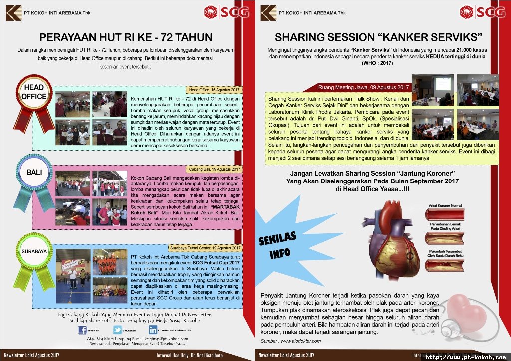 Newsletter Edisi Agustus 2017